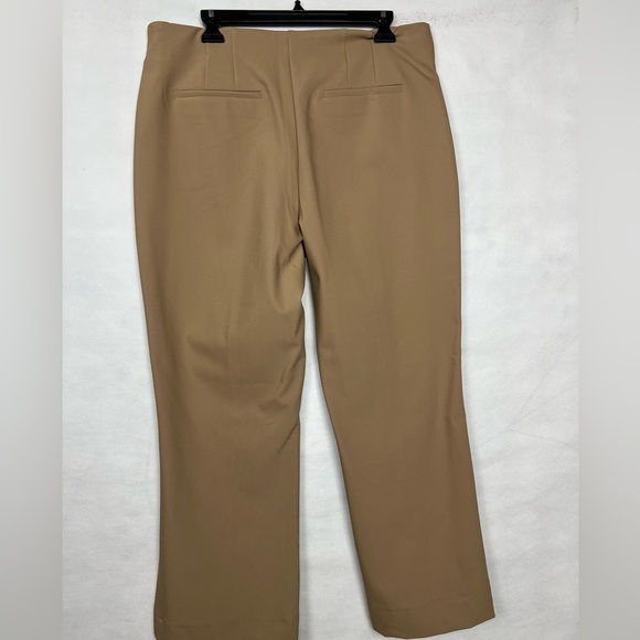 RAchel Zoe Tan Dress Pants high waisted size 14 - Picture 3 of 10
